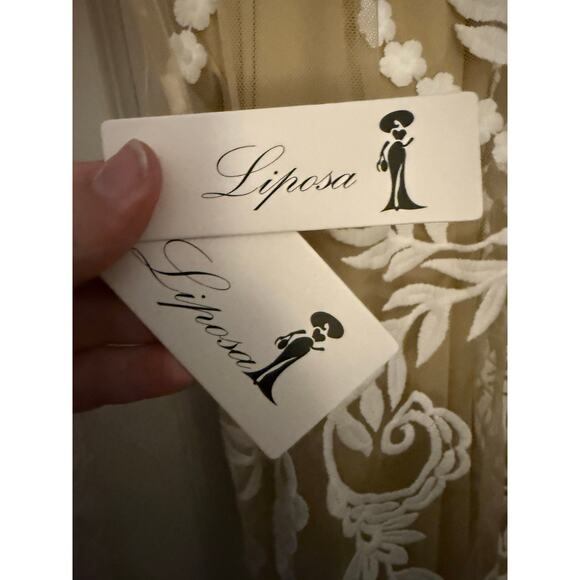 Nude and Lace Wedding Dress/Gown Size 18W NWT - Picture 5 of 6